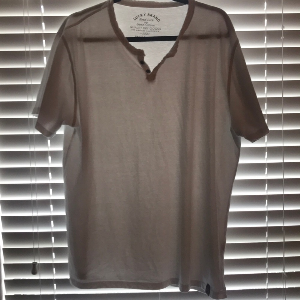 Lucky Brand White T Shirt
